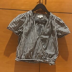 Gingham madewell blouse
